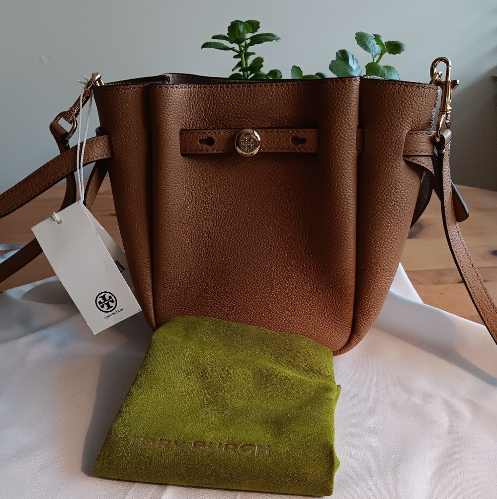 Tory Burch Tan Leather Crossbody Bag